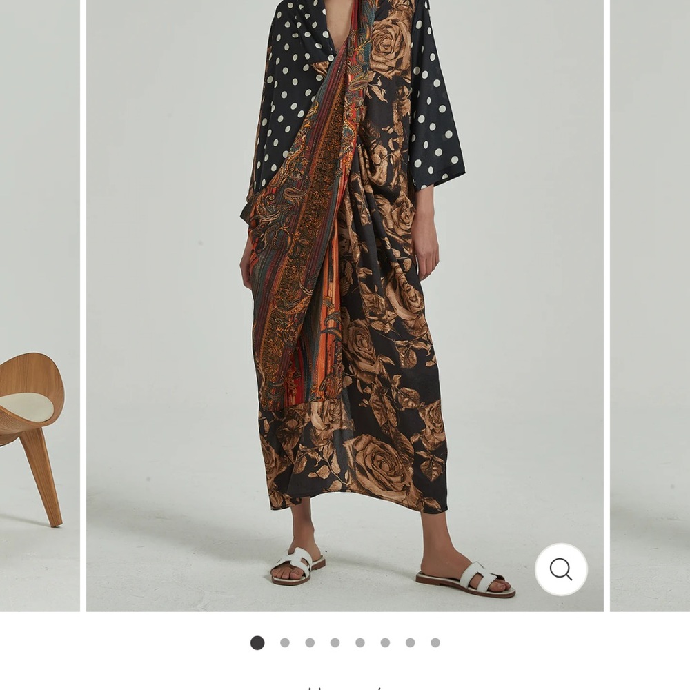 Rose Label Paisley and Floral Scarf